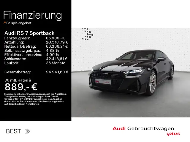 Audi RS7 Pano*HUD*RS-Dynamik*Night*B&O