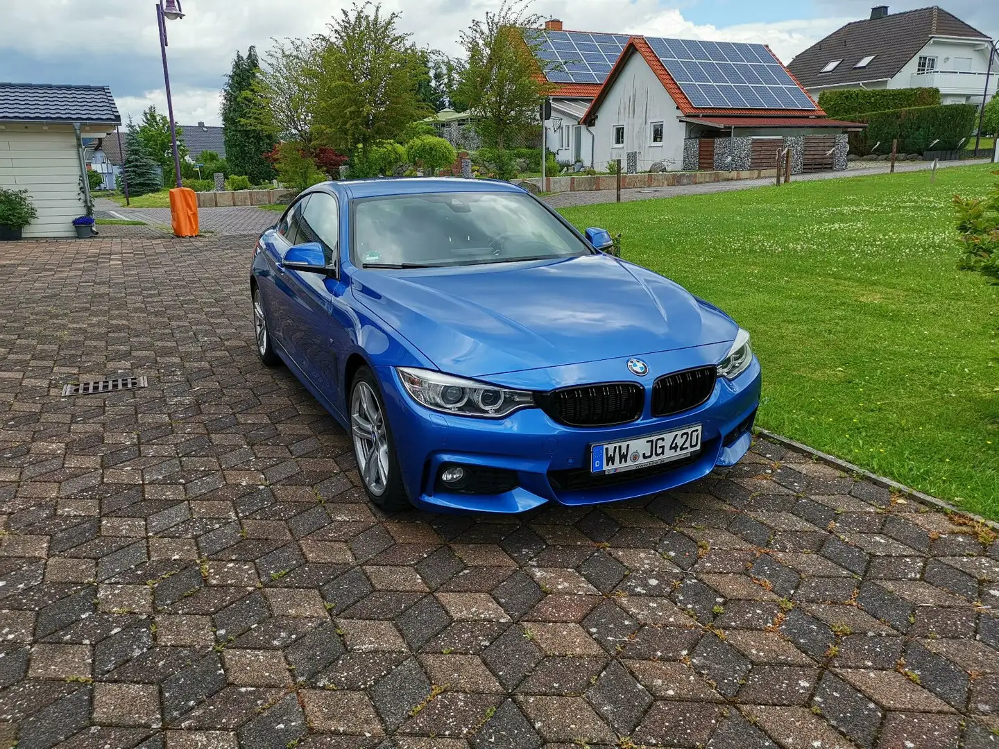 BMW 420 420d Coupe Sport-Aut. M Sportpaket Kék - 2