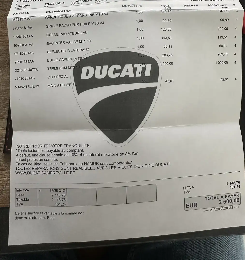 Ducati Multistrada V4 S full options Rouge - 1