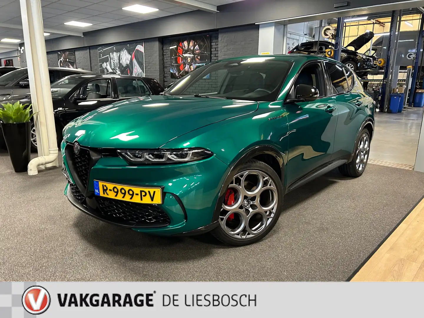 Alfa Romeo Tonale 1.5T Hybrid Edizione Speciale,leer,harman kardon,c Groen - 2