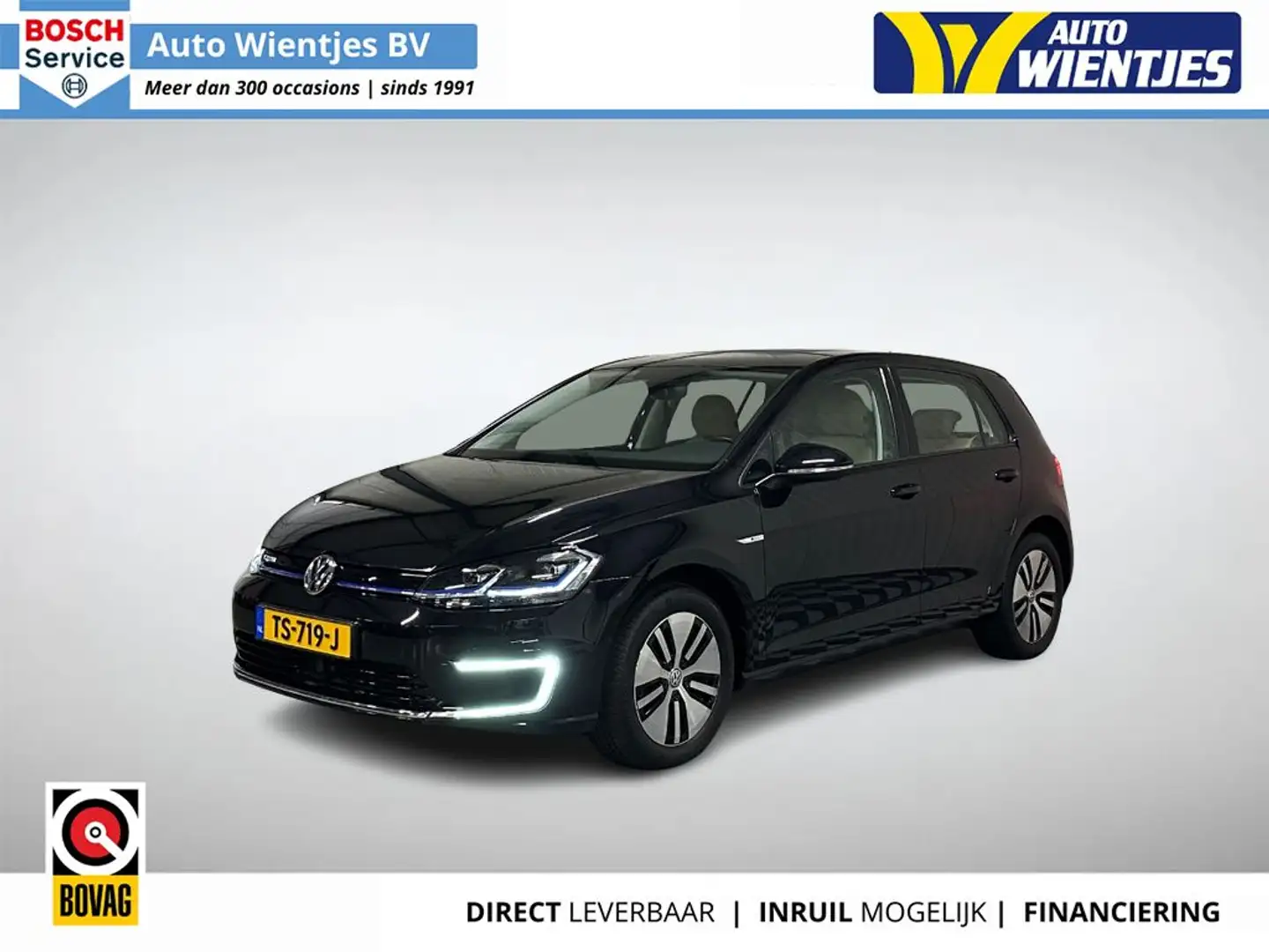 Volkswagen e-Golf Aut | 36kWh Edition 5-Drs | SOH 91% | Leer | Navi Noir - 1