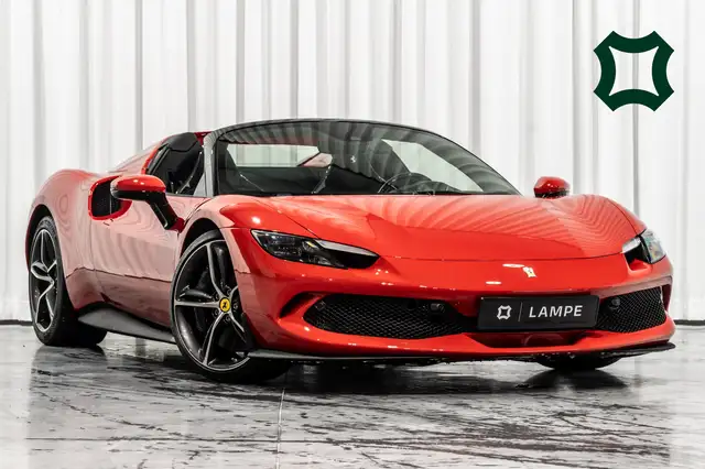 Ferrari 296 GTS Rosso Corsa Carbon Front Lift Carplay Camera HUD