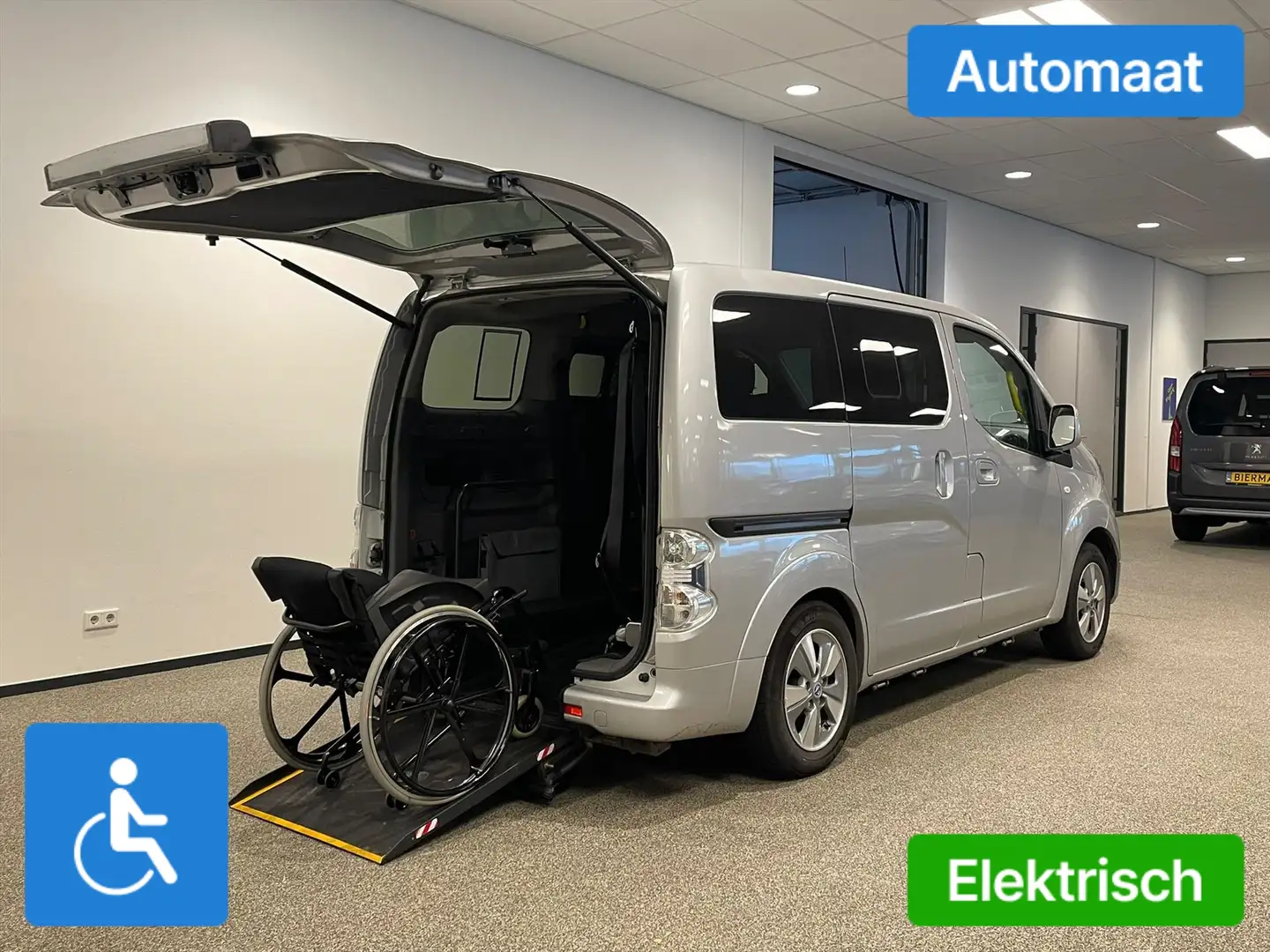 Nissan NV200 Evalia Elektrisch Rolstoelauto Automaat (48 kWh - Grijs - 2