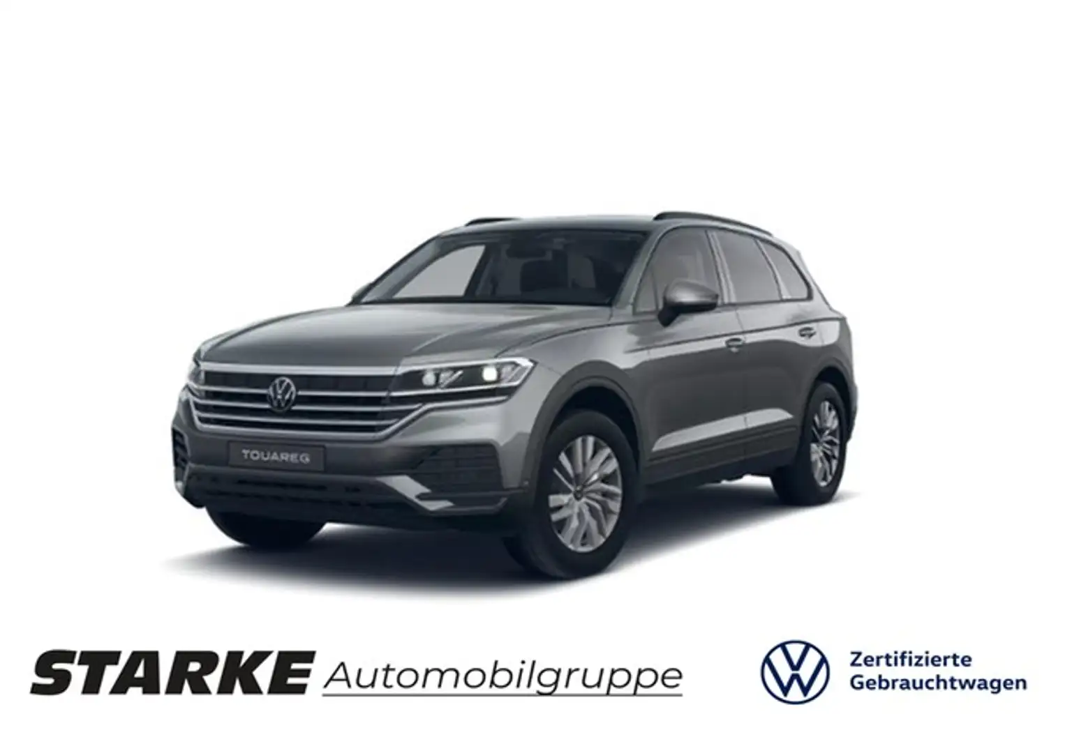 Volkswagen Touareg 3.0 TDI 4M LED AHK Navi Luftfederung Grau - 1