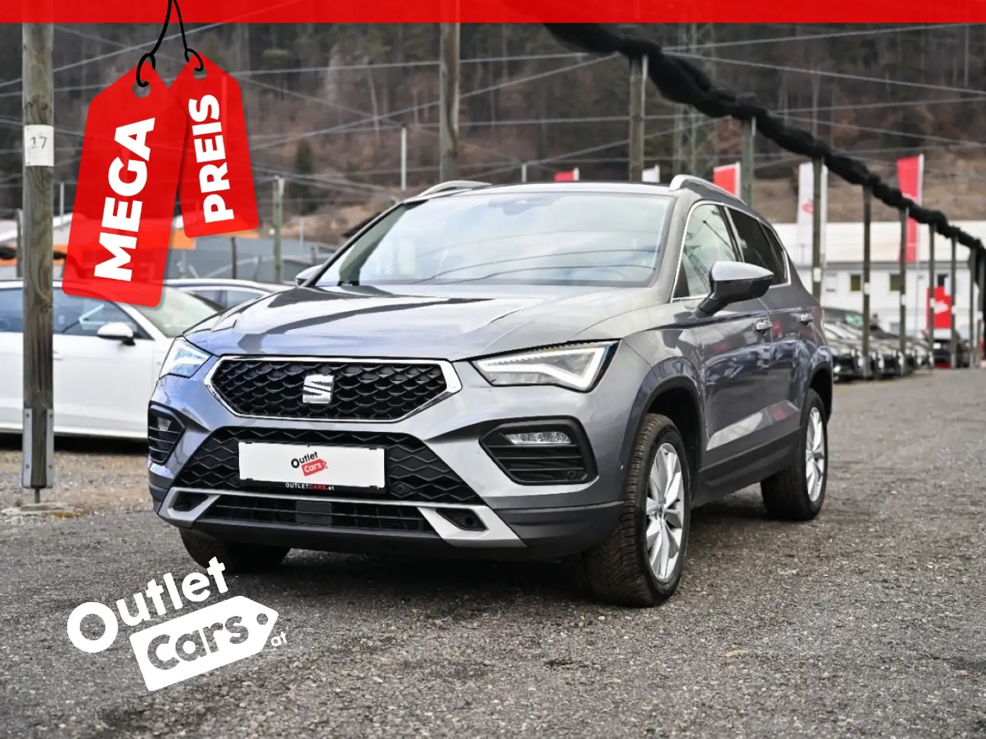 SEAT Ateca 2.0TDI Style Aut. ASSIST+LED+NAV+RADAR+RFK Grau - 1