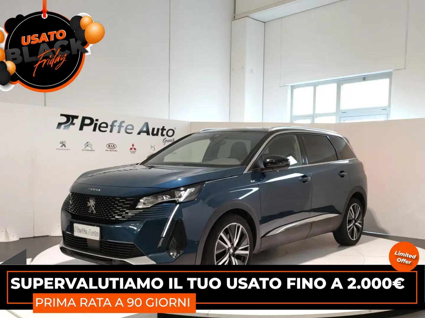 Peugeot 5008 2ª serie - 5008 BlueHDi 130 S&S EAT8 GT Pack Blu/Azzurro - 1