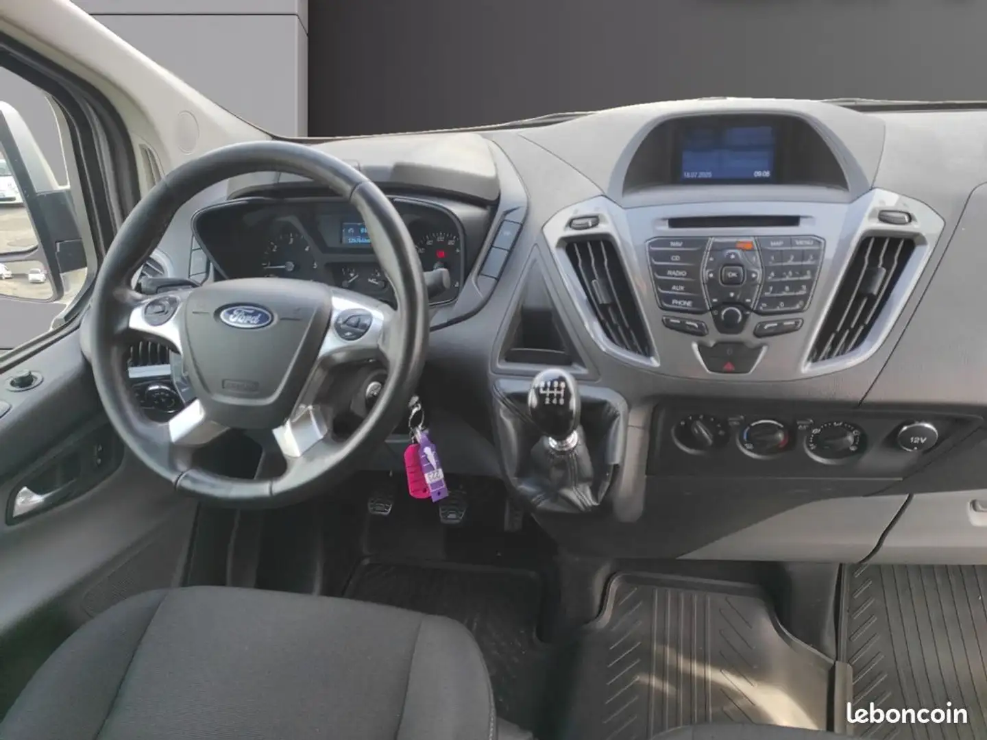 Ford Transit Custom TRANSIT FOURGON 340 l2h2 tdci 130 limited , garantie 12 mois Gris - 2