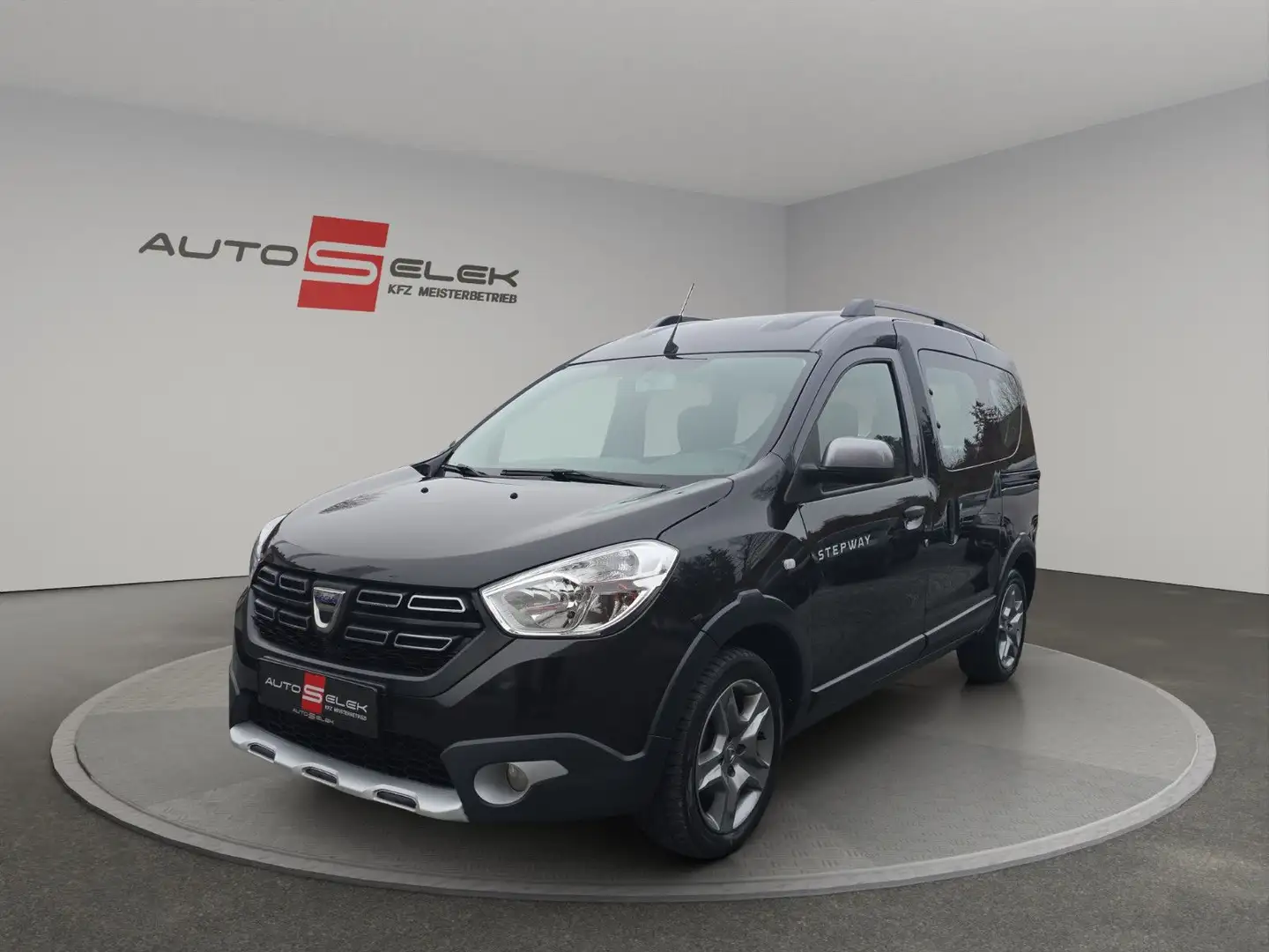 Dacia Dokker Stepway Plus+Aus 1.Hand+Kamera+Navi Negro - 1