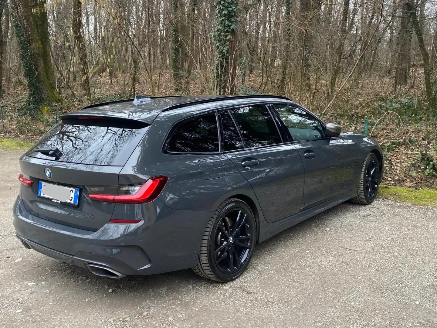 BMW 340 M340i Touring MSPORT xdrive auto IVA ESPOSTA Grigio - 2