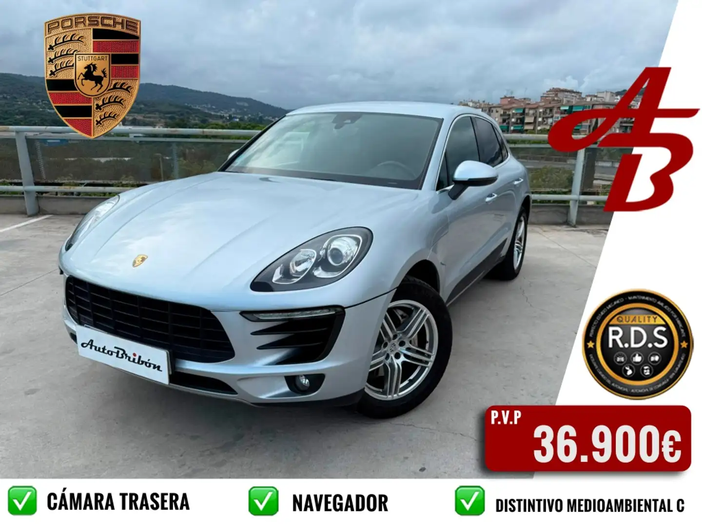 Porsche Macan S Diesel Aut. Plateado - 1