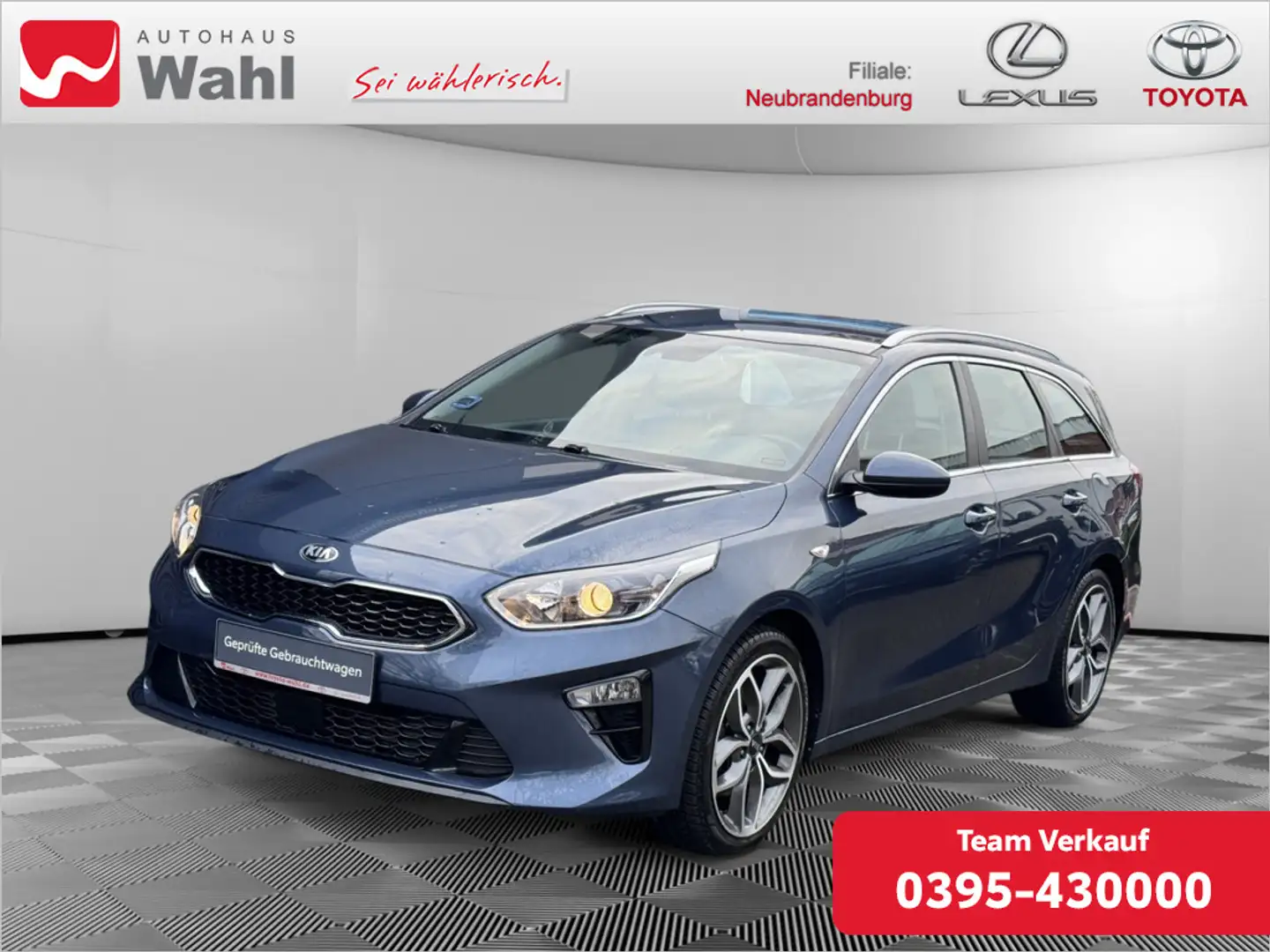Kia Ceed / cee'd Blau - 1