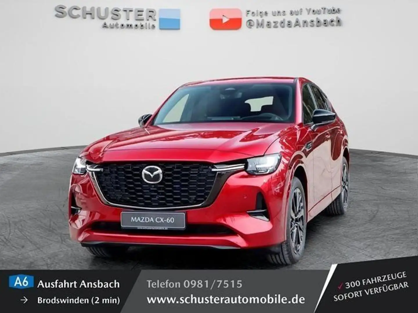 Mazda CX-60 Homura 3,3l Diesel 360° Kamera/Head-up/Mat Roşu - 1