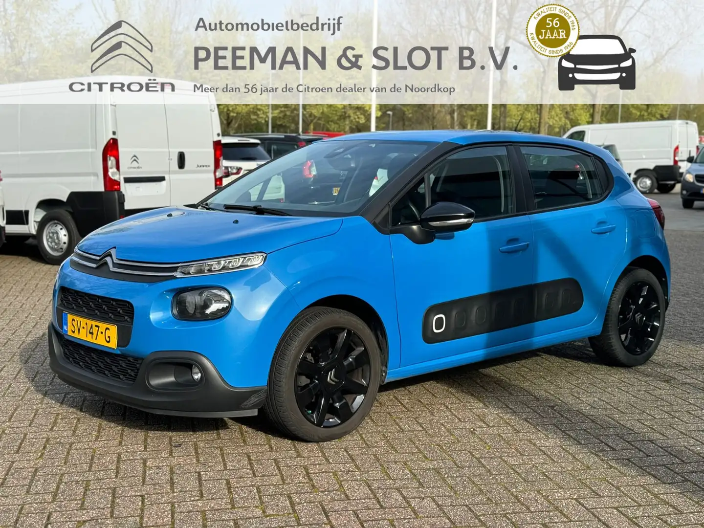 Citroen C3 82pk Feel Navigatie|17 inch velgen |Cruise Control Blauw - 1