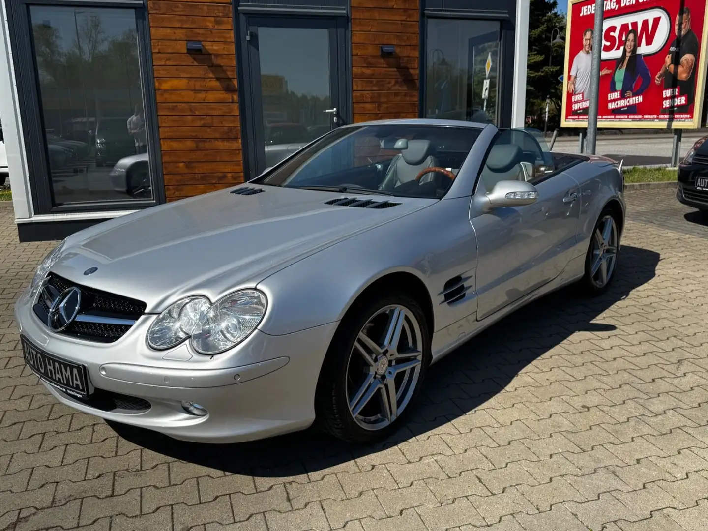 Mercedes-Benz SL 500 V8*NAV*XEN*LEDER*BOSE*60TKM*EINMALIG* Silber - 2