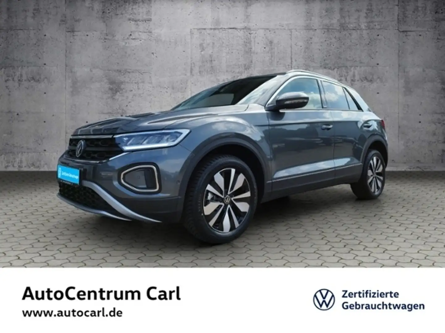 Volkswagen T-Roc MOVE 1.5 TSI IQ-Drive/SHZ/ACC/LightAssist KLIMA L Gris - 1