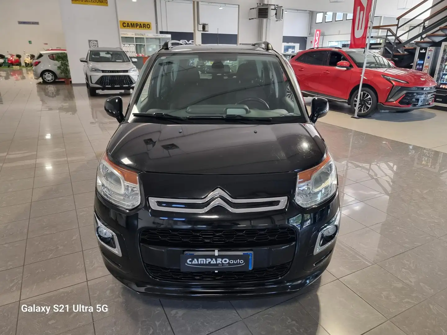Citroen C3 Picasso 1.6 hdi Exclusive 100cv OK NEOPATENTATI Schwarz - 2