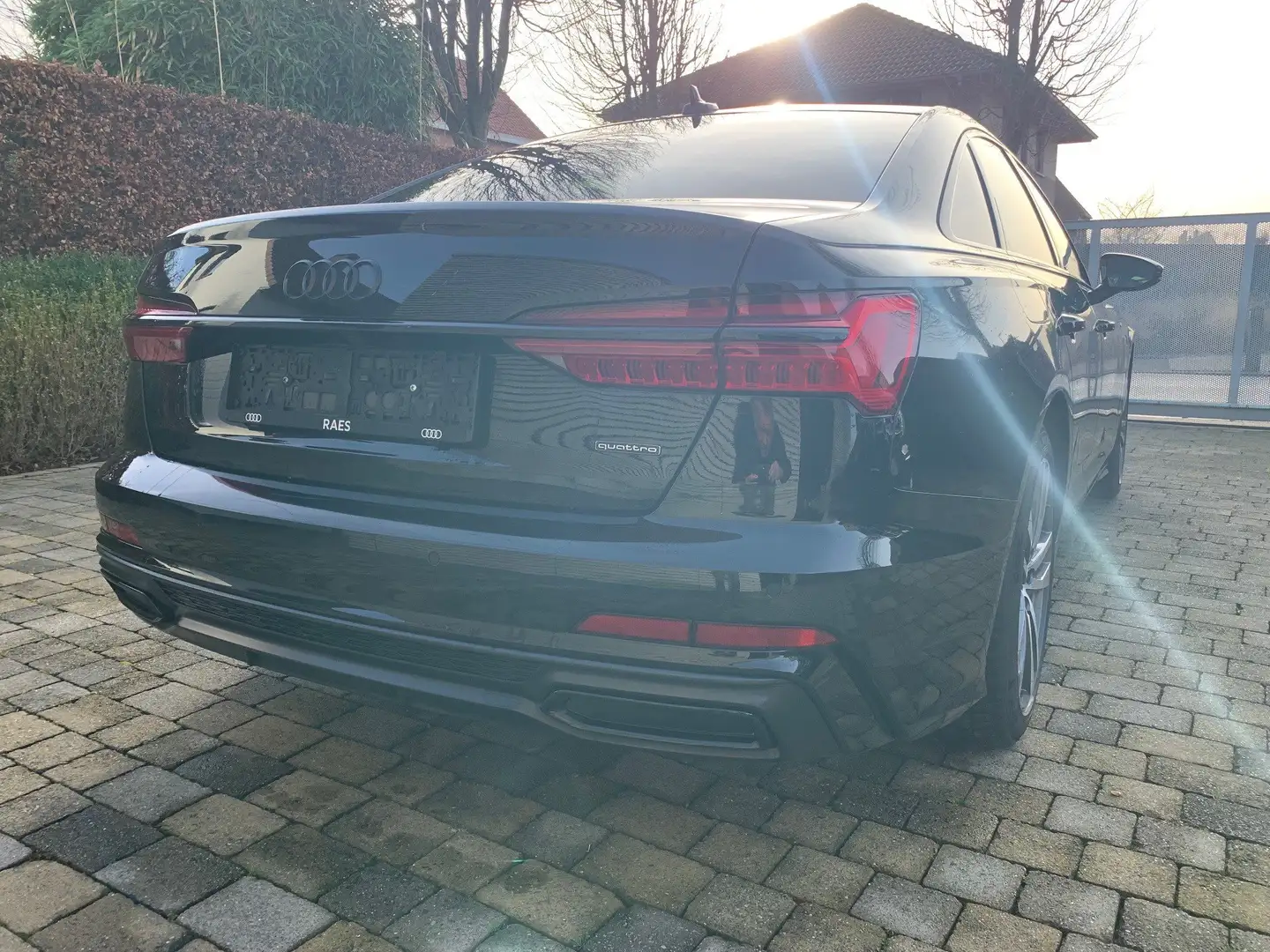 Audi A6 A6 45 TDI quattro S tronic sport Zwart - 1