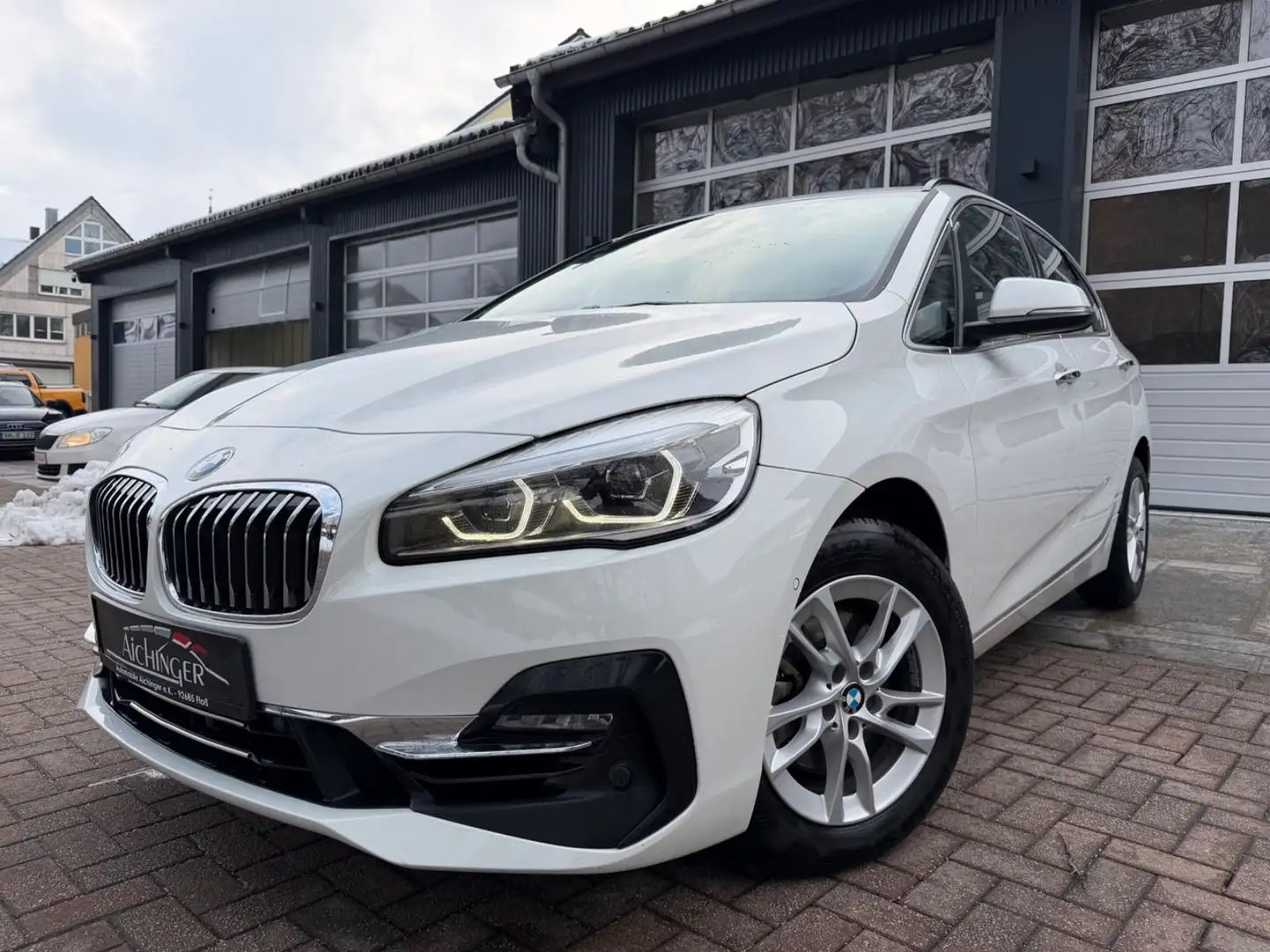 BMW 220 Luxury HeadUp Pano LED Leder Weiß - 1