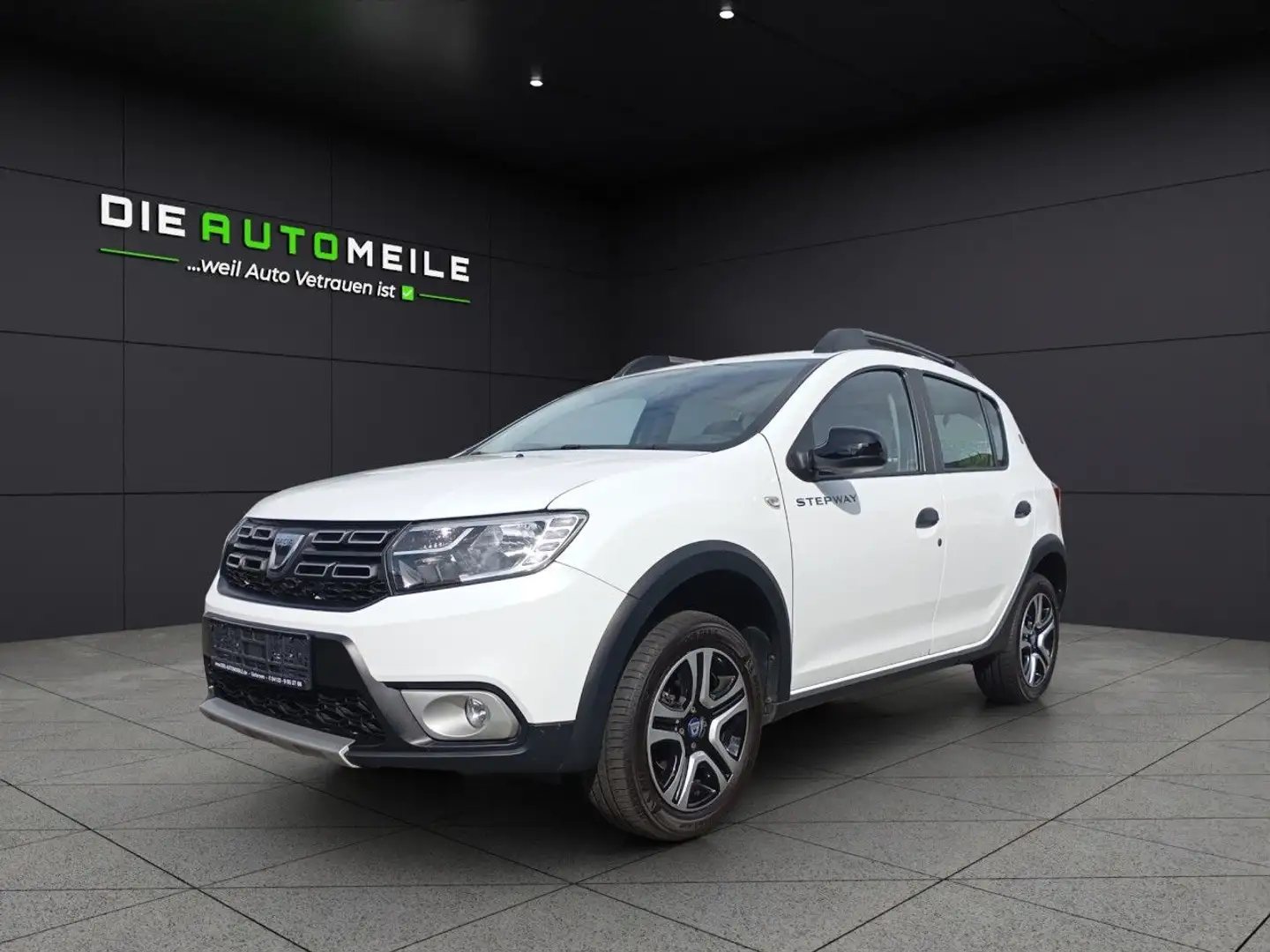 Dacia Sandero II Stepw  Navi Autom Kamer AHK Blanc - 1