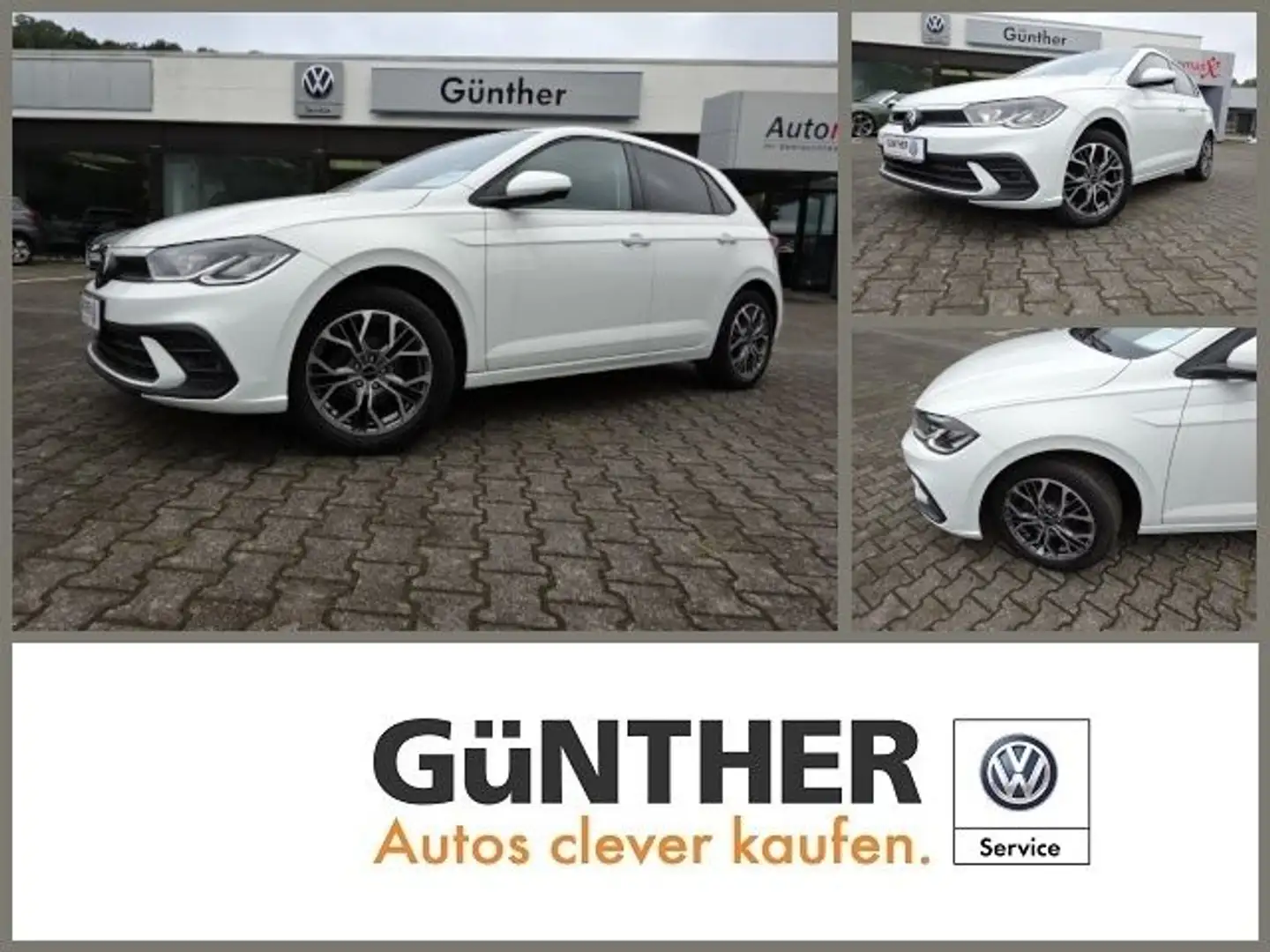 Volkswagen Polo 1.0 Life*LED*NAVI*PDC*SHZ Klima Blanc - 1