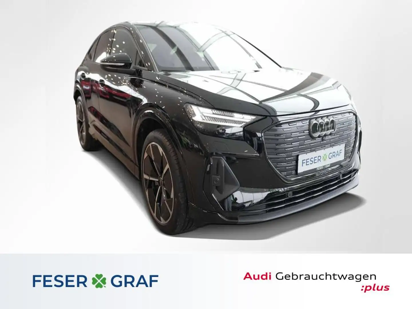 Audi Q4 e-tron Sportback 50 e-tron S line MATRIX/AHK/SONOS Schwarz - 1