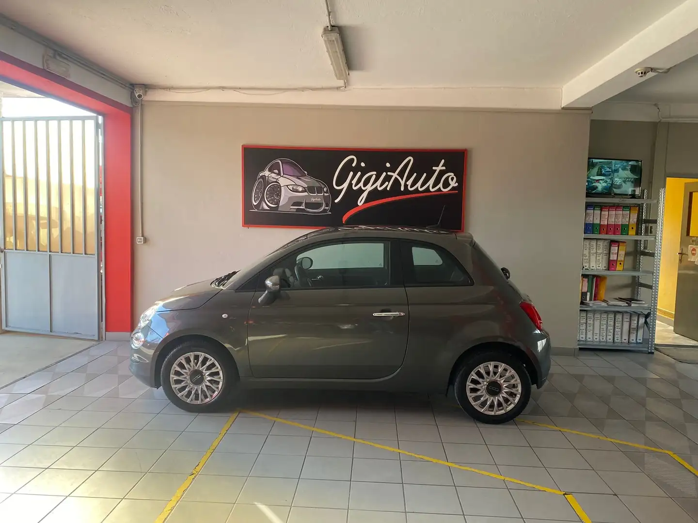 Fiat 500 Lounge pari al nuovo Grigio - 1