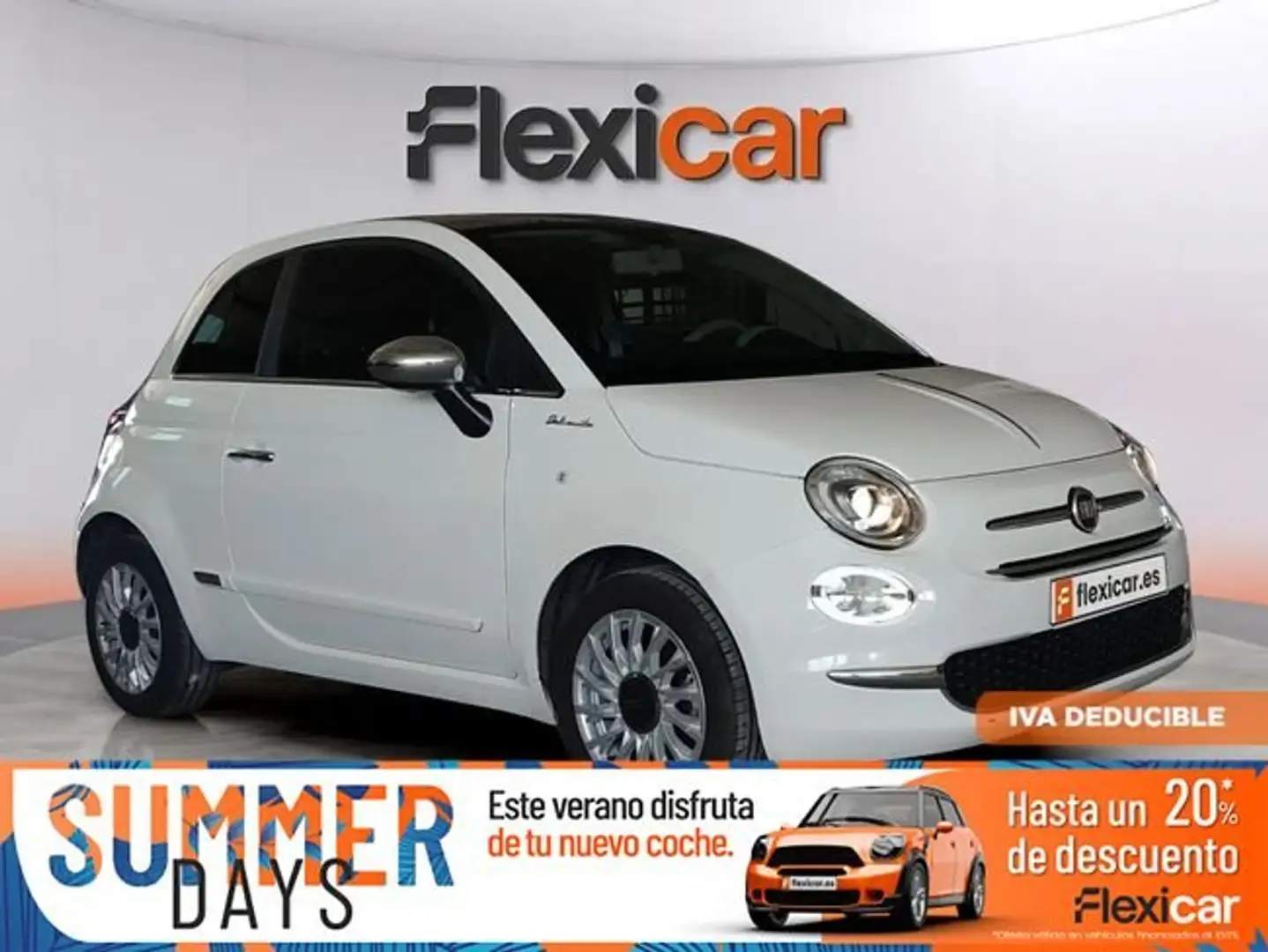 Fiat 500 Dolcevita+1.0+Hybrid+51KW+%2870+CV%29 Wit - 1