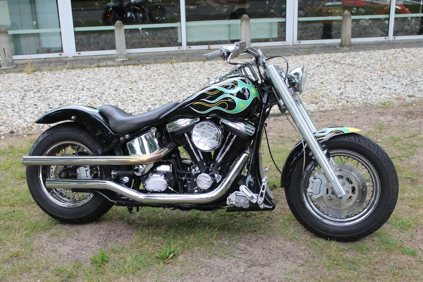 Harley-Davidson Softail FXST-S Springer Custom Schwarz - 1