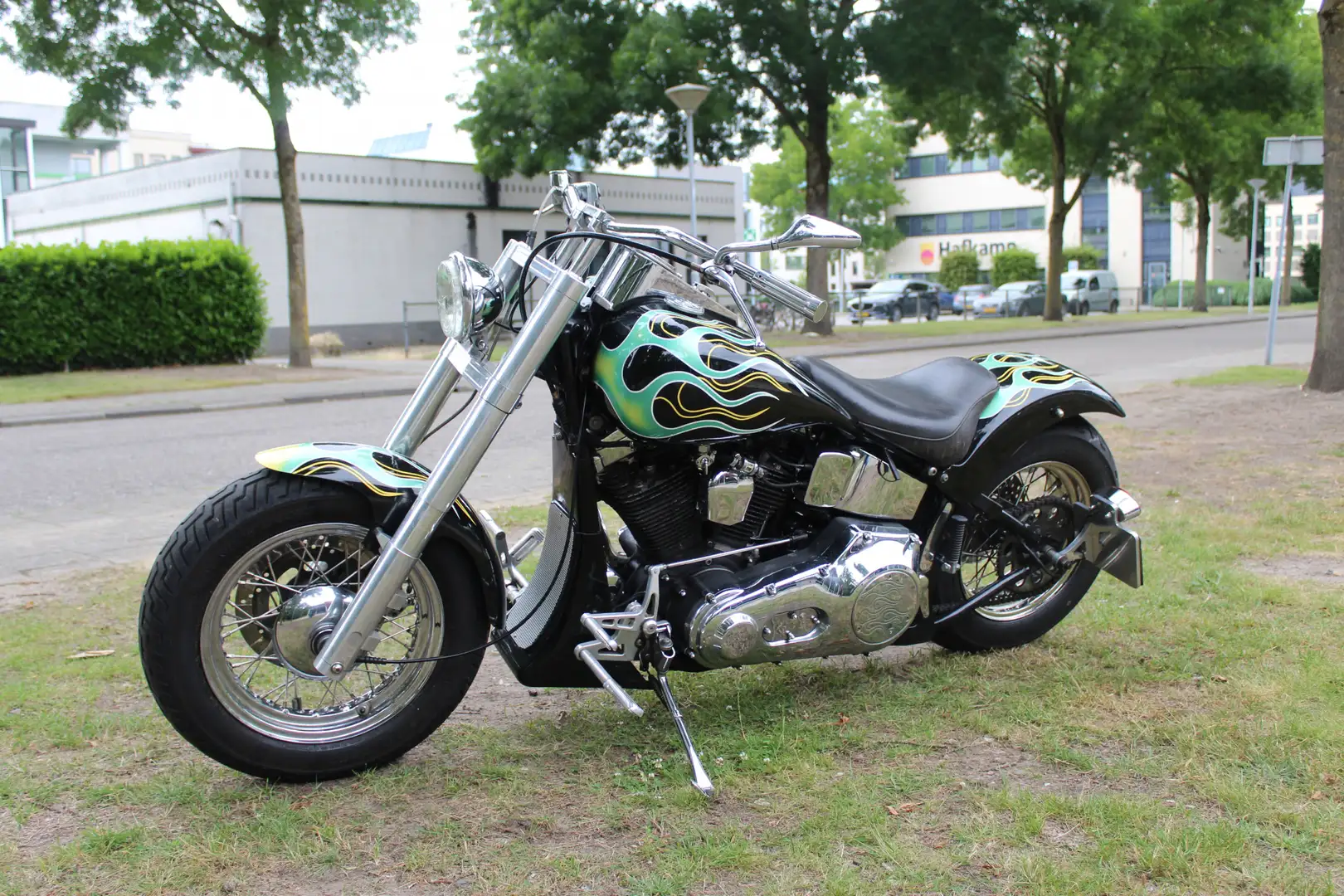 Harley-Davidson Softail FXST-S Springer Custom Schwarz - 2