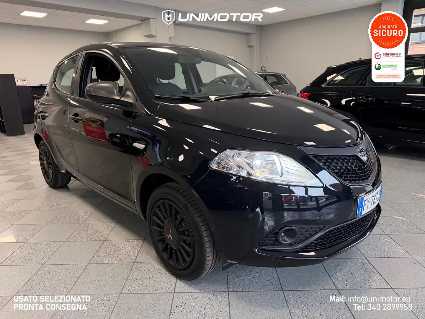 Lancia Ypsilon Black and Noir 1.2 Manuale 69cv Noir - 1