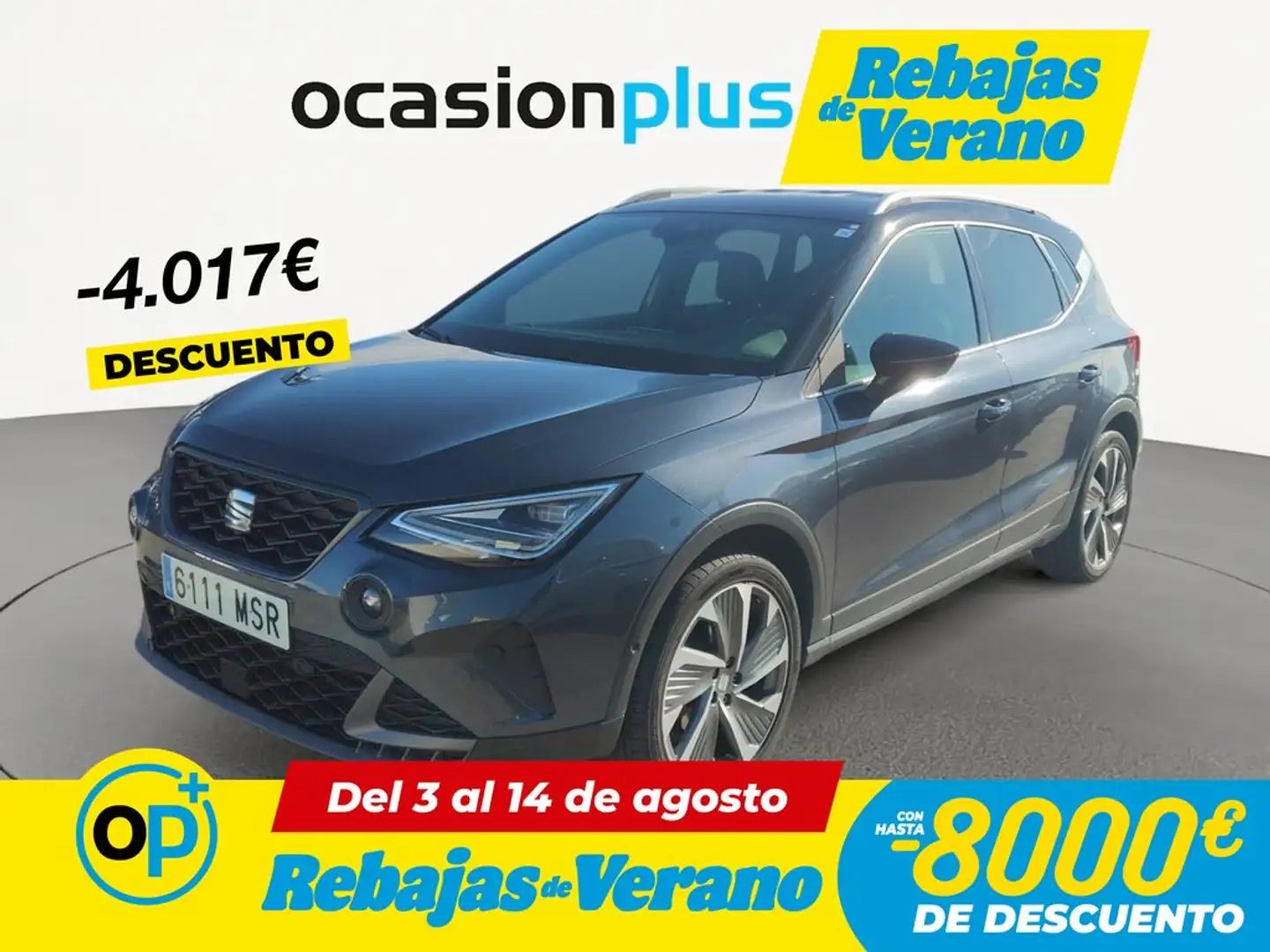 SEAT Arona 1.5 TSI S&S FR DSG7 XM 150 Gris - 1
