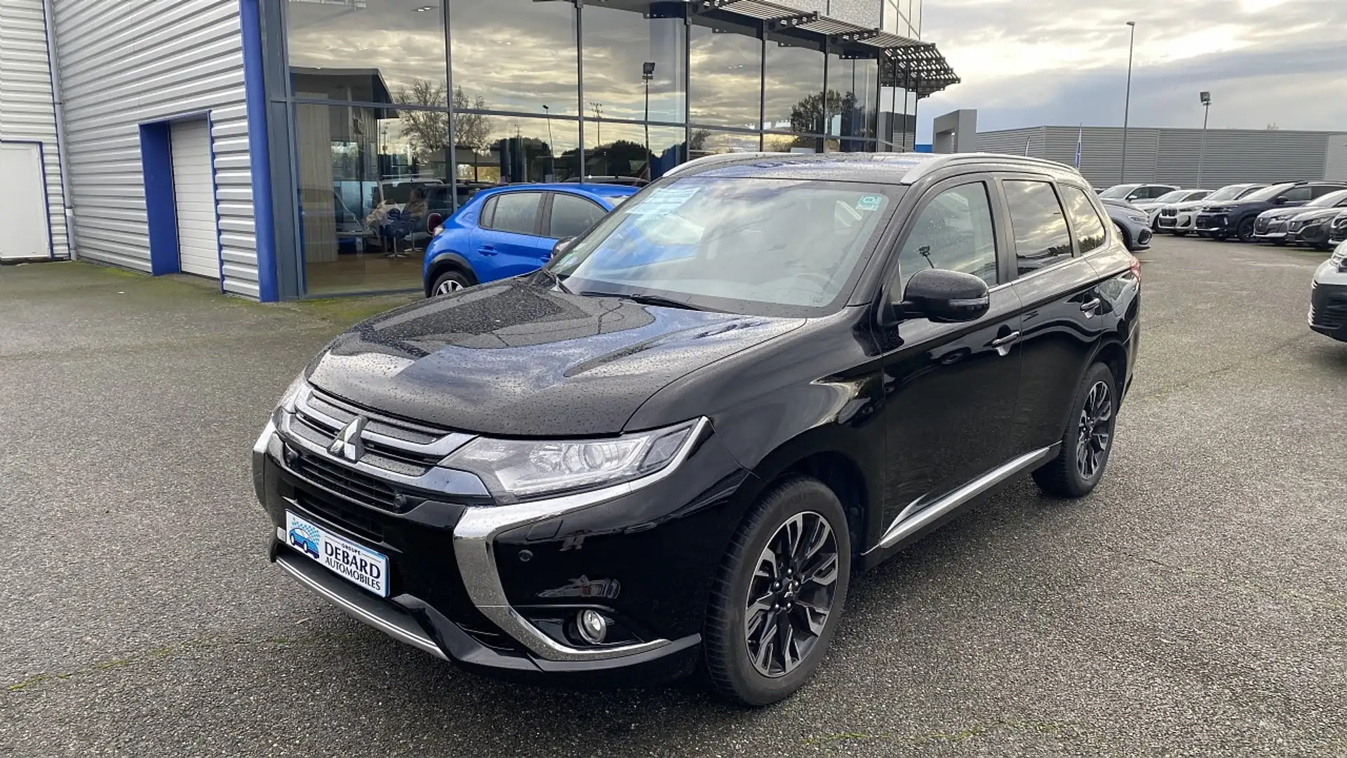 Mitsubishi Outlander PHEV HYBRIDE RECHARGEABLE 200CH INTENSE STYLE 5 PL Noir - 1