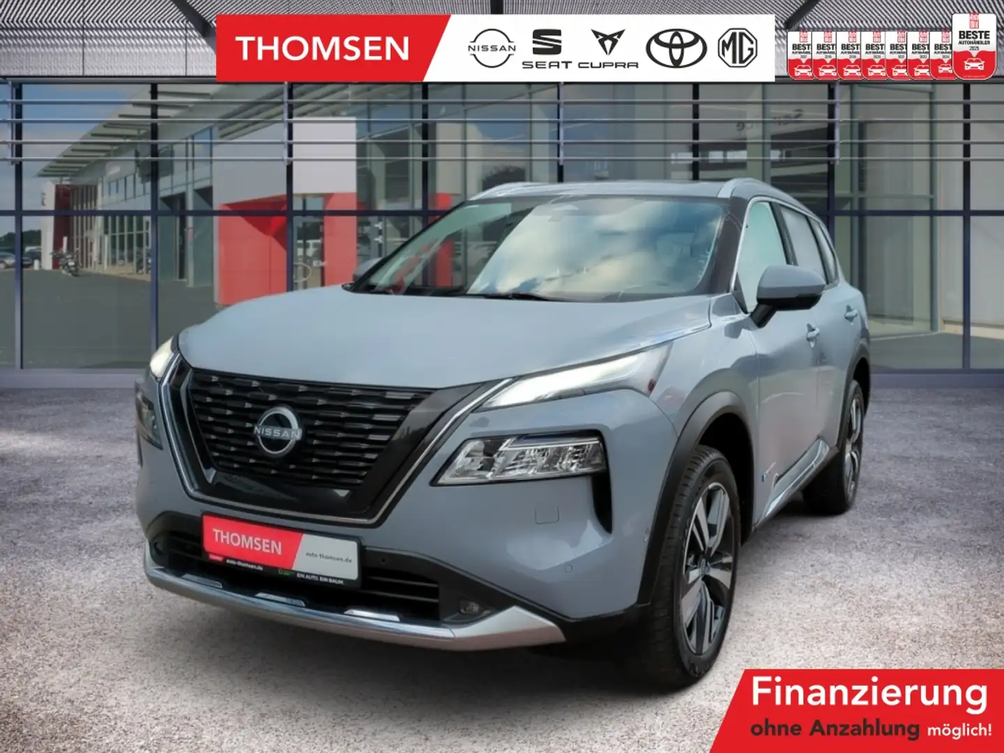 Nissan X-Trail Tekna 1.5 VC-T e-POWER Pano 360 ACC PDC Grau - 1