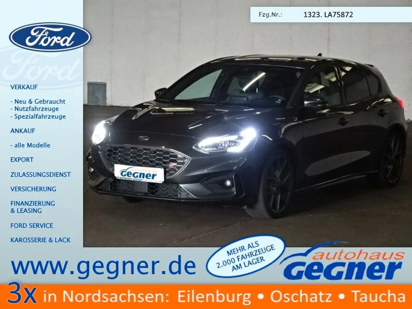 Ford Focus 2.3 EcoBoost ST Navi iACC LED Winter Gris - 1