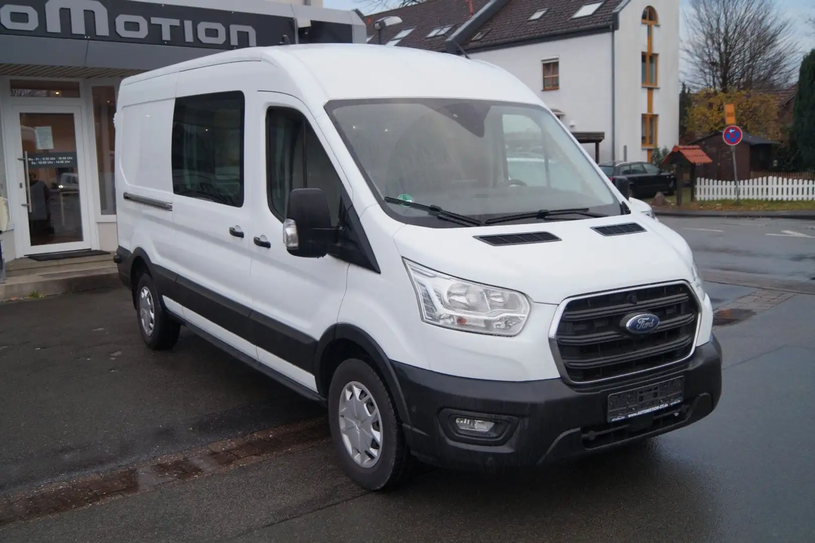 Ford Transit Kasten 350 L3*Klima*3-Sitzer*AHK*RFK*SHZ Blanc - 2