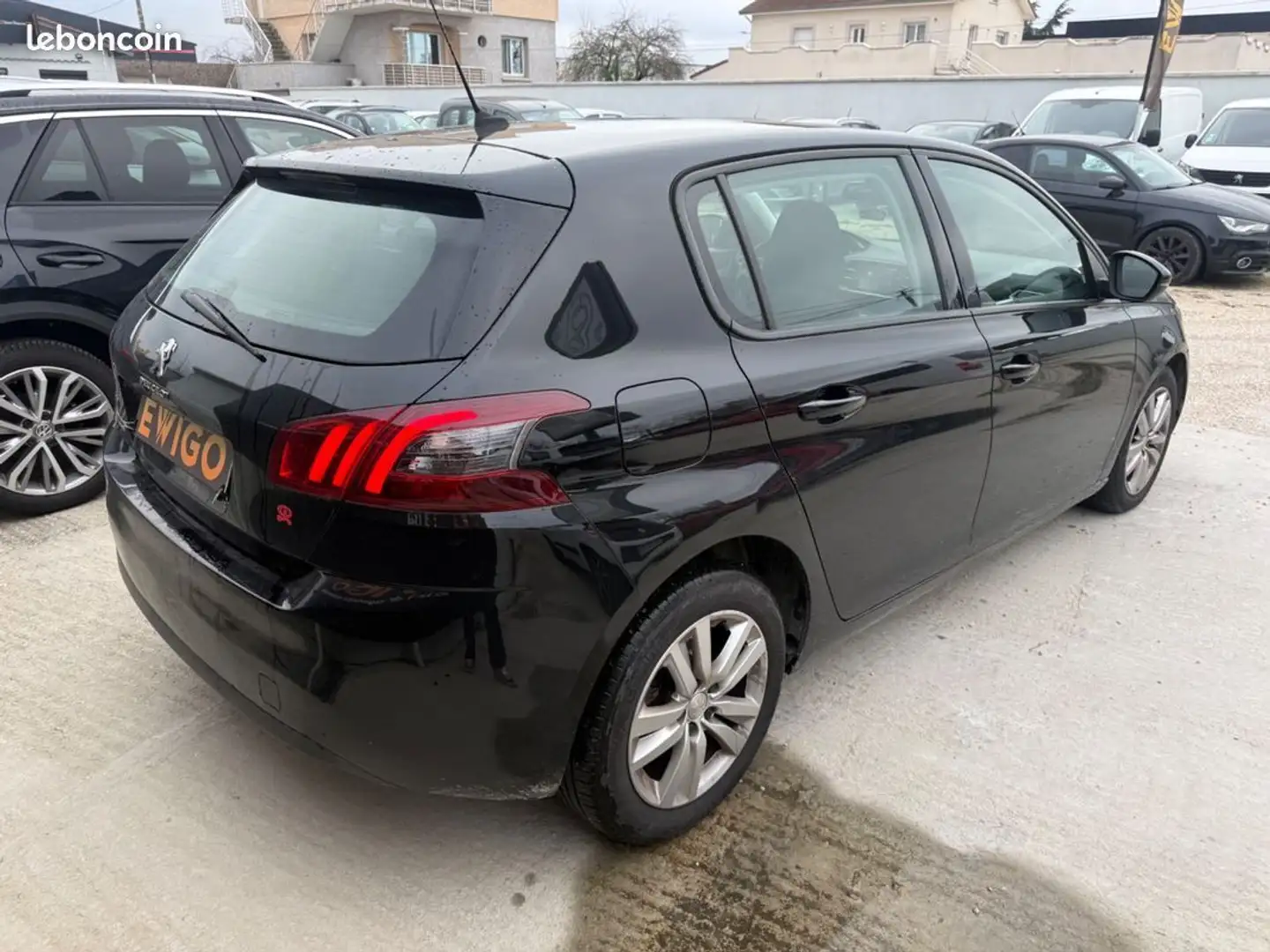 Peugeot 308 generation-ii 1.6 bluehdi 120 ch active business eat6 distribution neuve Zwart - 2