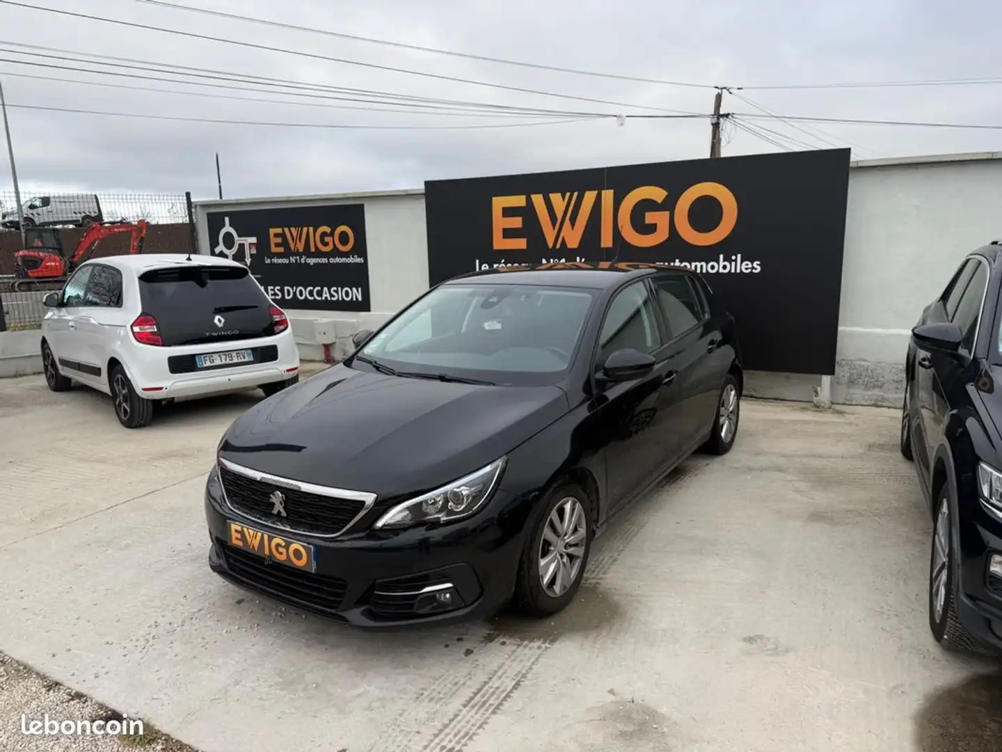 Peugeot 308 generation-ii 1.6 bluehdi 120 ch active business eat6 distribution neuve Zwart - 1