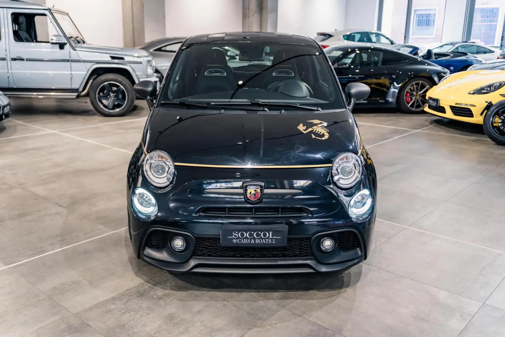 Abarth 595 C 1.4 Turbo T-Jet 165 CV Scorpioneoro*iva esposta* Negro - 2