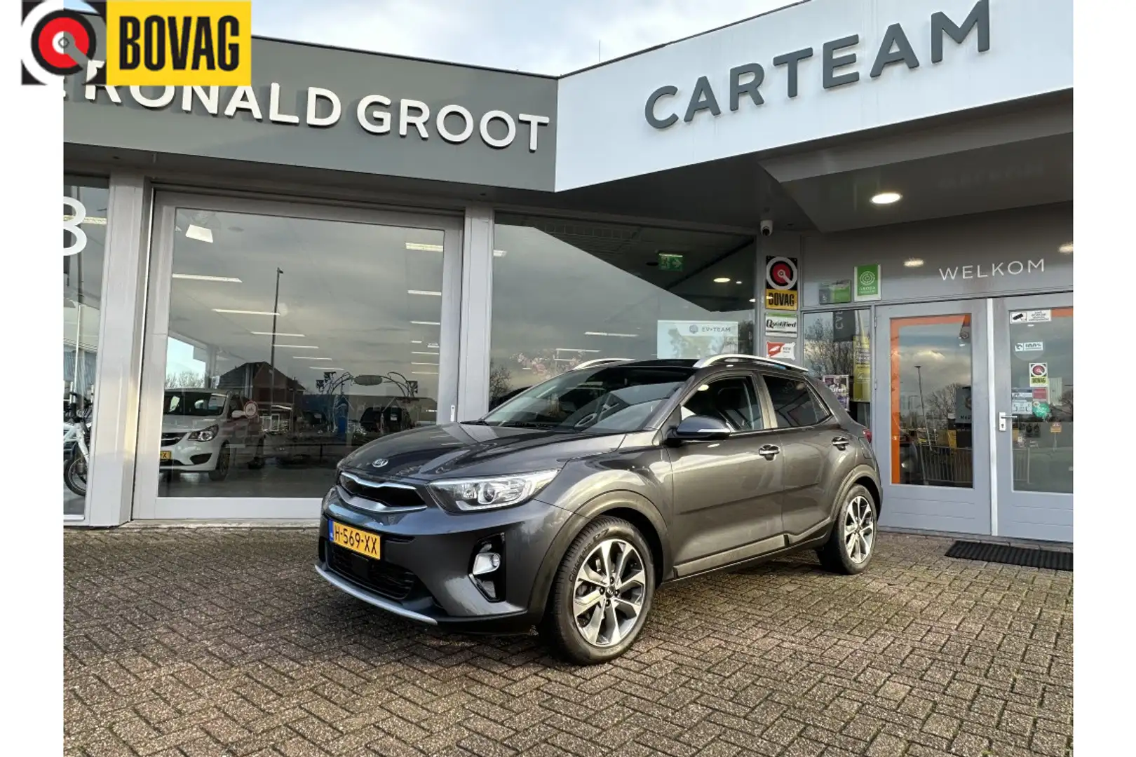 Kia Stonic 1.0 T-GDi DynPl.Line | Airco | Cruise | Carplay | Grau - 1