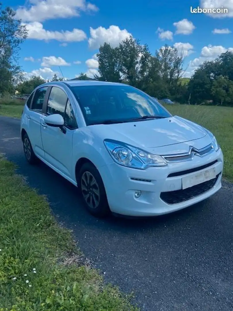 Citroen C3 II 1.4 HDi 70 CONFORT Blanc - 2