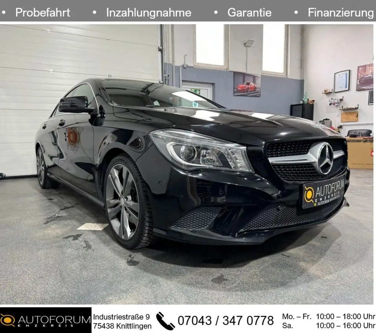 Mercedes-Benz CLA 250 Automatik *SHZ*XENON*PDC*TEMPOMAT Noir - 1