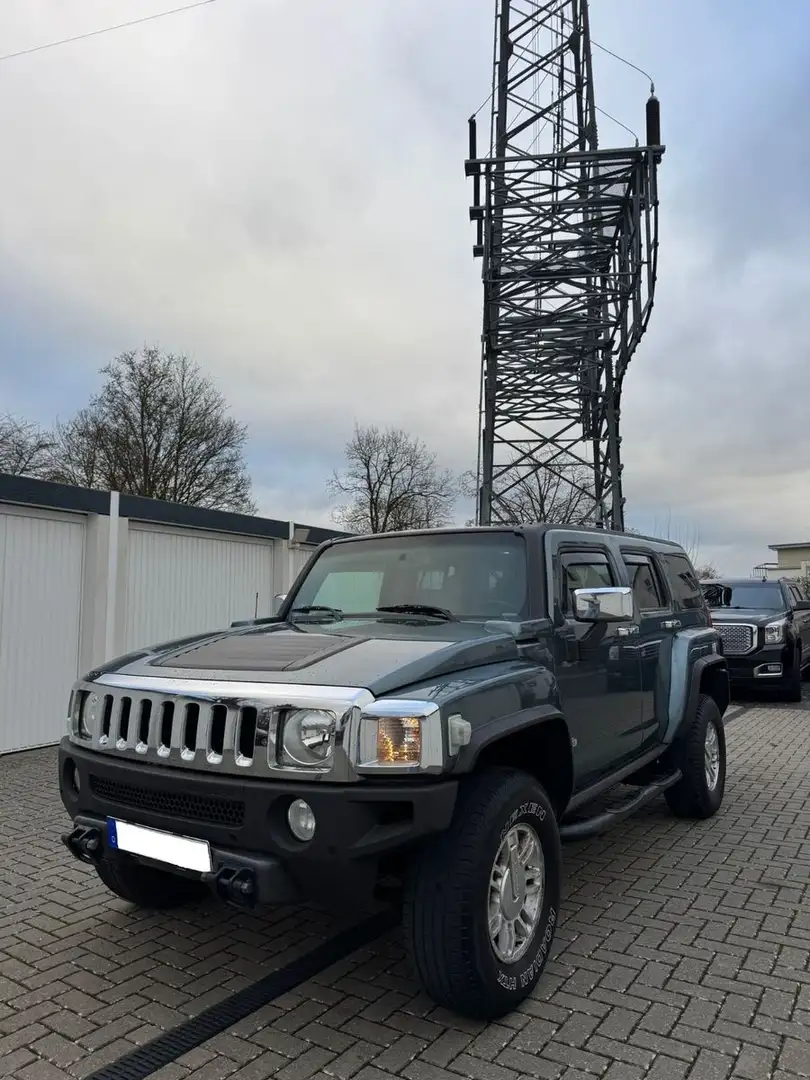 HUMMER H3 3.7 Luxury Vortec-3700 4x4 Automatik Leder Blau - 1