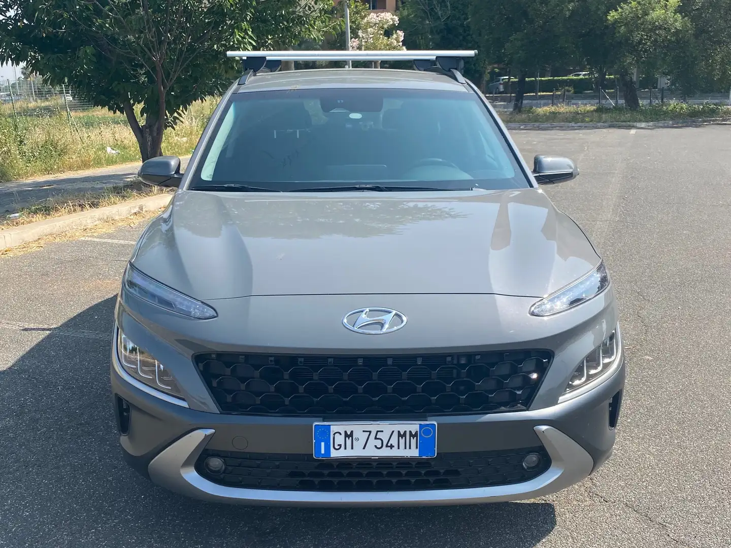 Hyundai KONA Kona I 2021 1.6 gdi hev Xline 2wd 141cv dct Grigio - 1