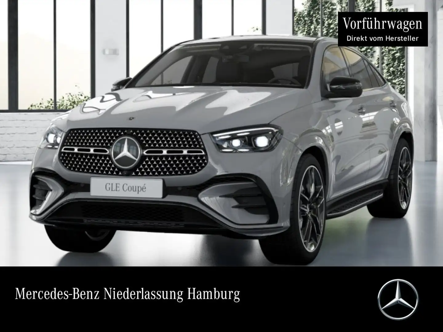 Mercedes-Benz GLE 450 d Coupé 4M AMG+NIGHT+PANO+360+AHK+HUD+9G Grau - 1