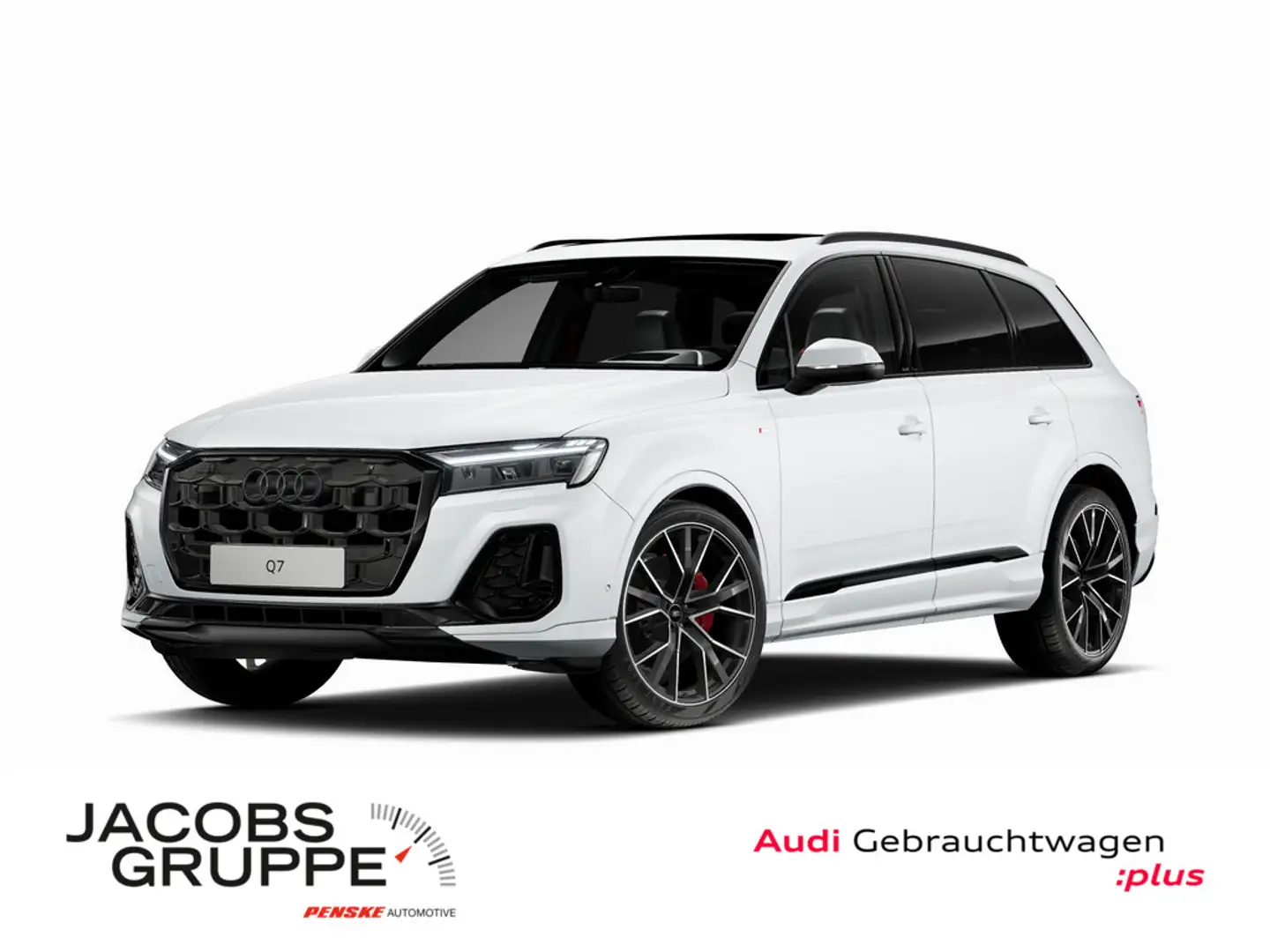 Audi Q7 50 TDI quattro S line Panorama*7Sitzer*Matrix-LED * Weiß - 1