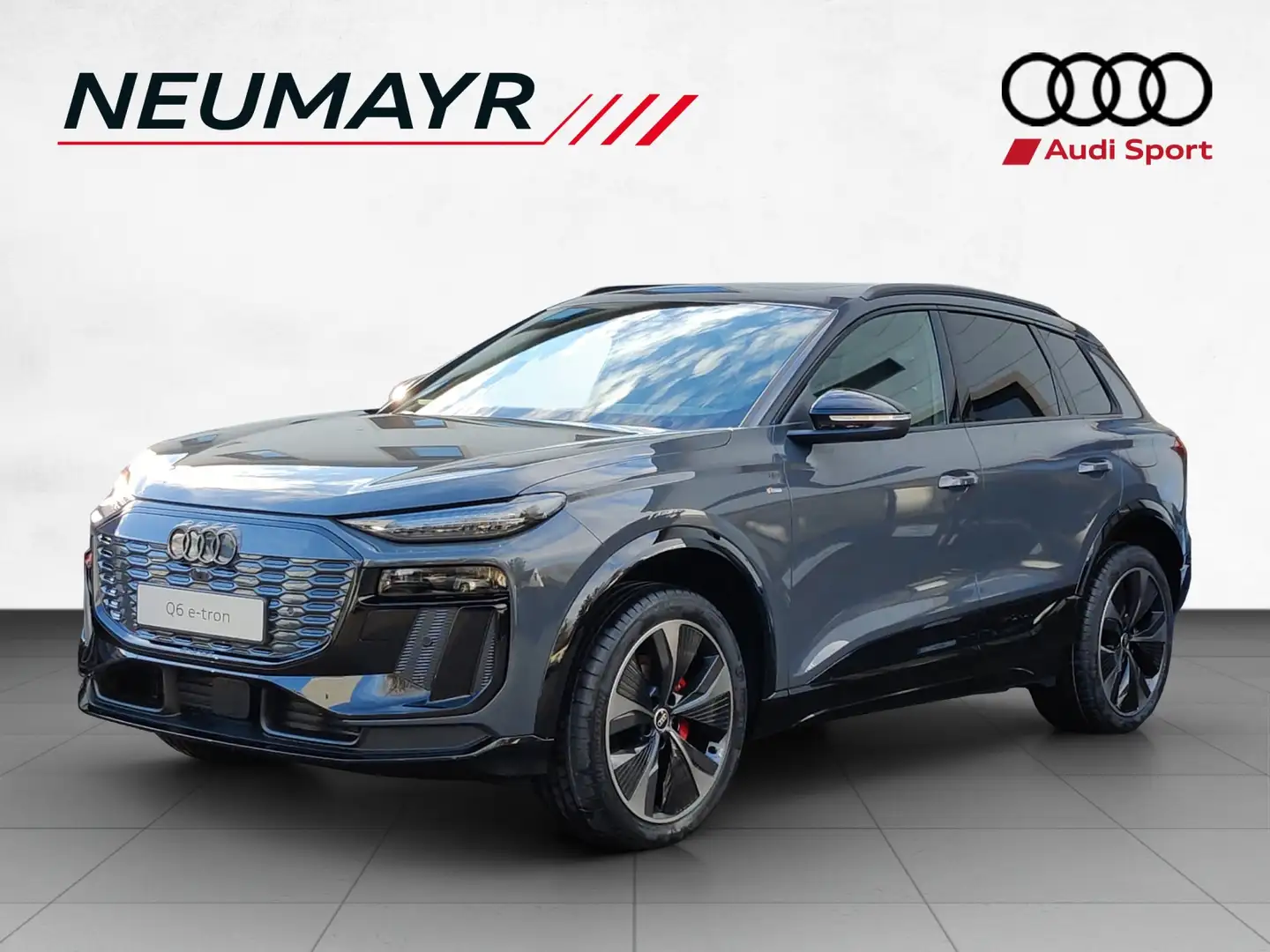 Audi Q6 e-tron quattro edition one PANO/MMI PRO Gris - 2