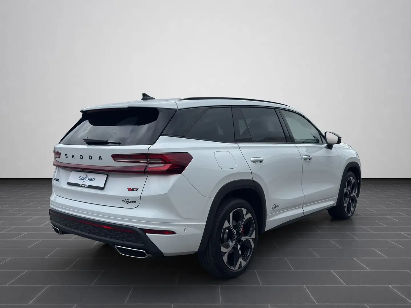 Skoda Kodiaq RS 2,0 TSI DSG 4x4 Pano/ AHK/ Head-up/ Fa Weiß - 2