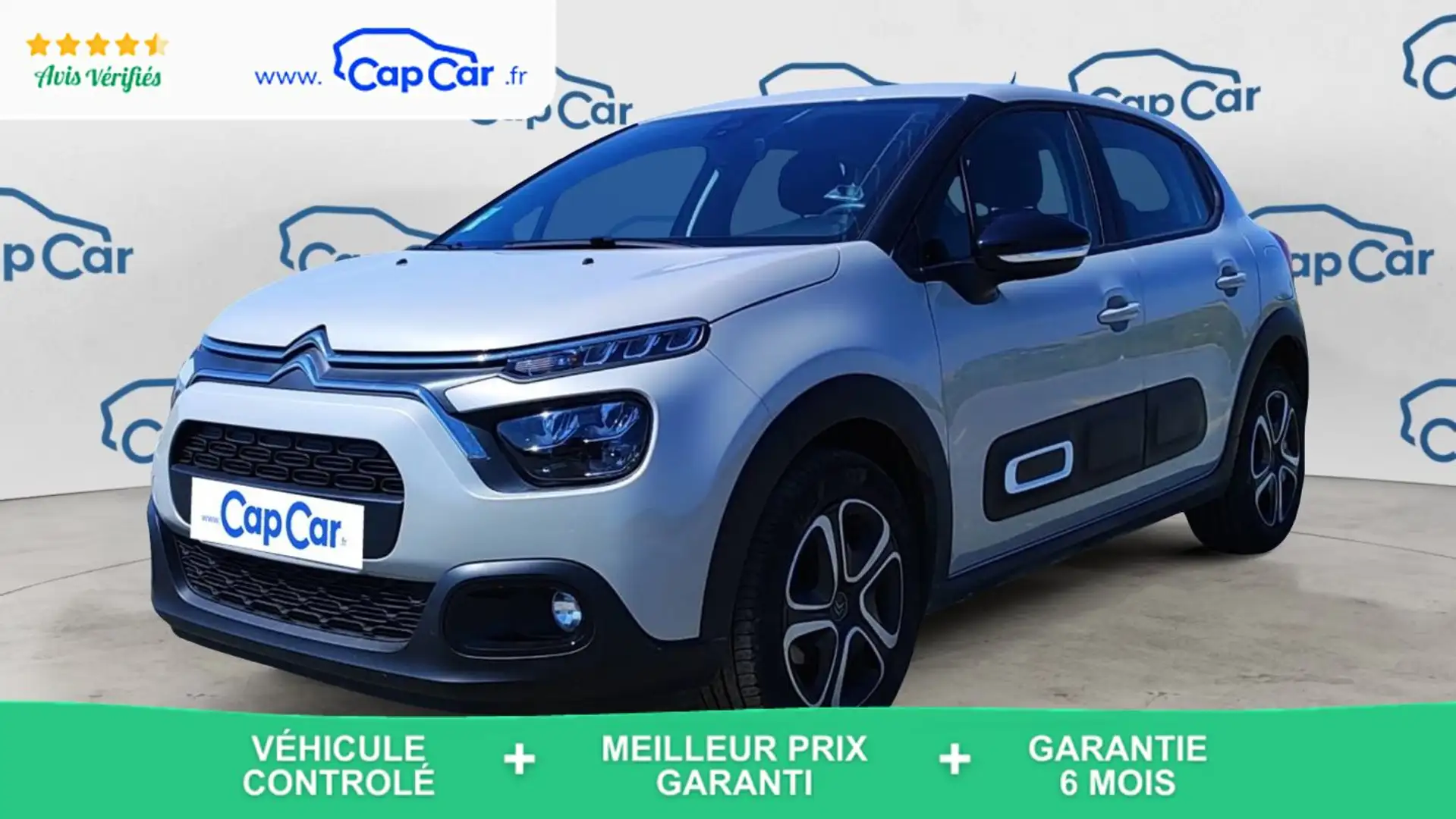 Citroen C3 1.2 PureTech 83 Feel Pack - Entretien constructeur Beige - 1