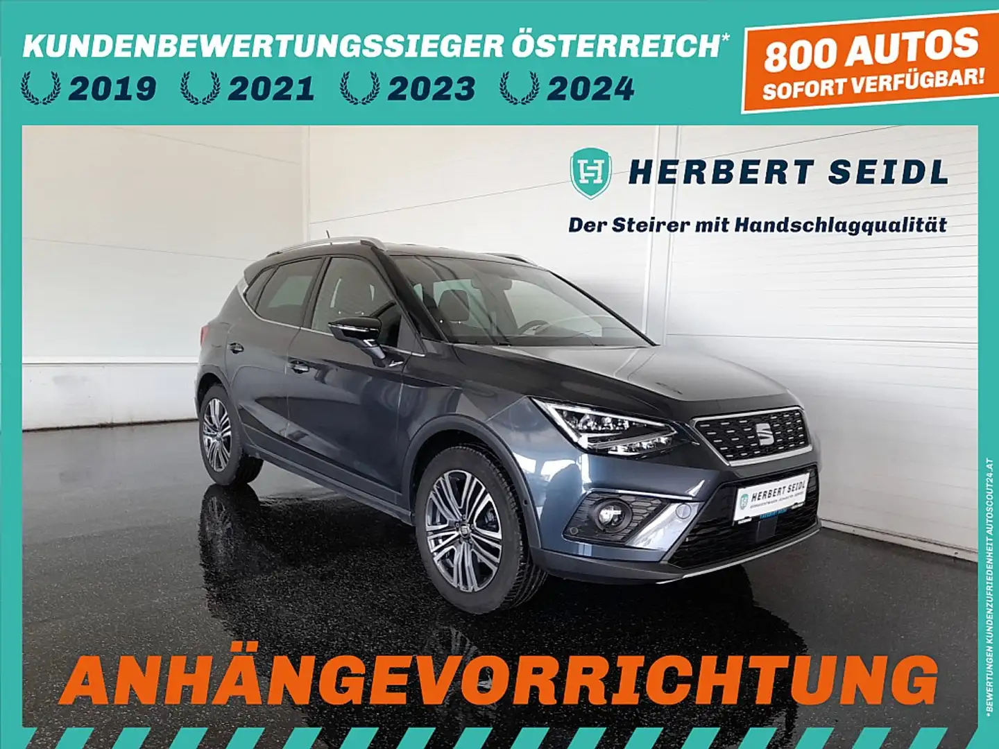 SEAT Arona XCELLENCE 1,6 TDI *VOLL-LED / NAVI / AHV & KAME... Grau - 1