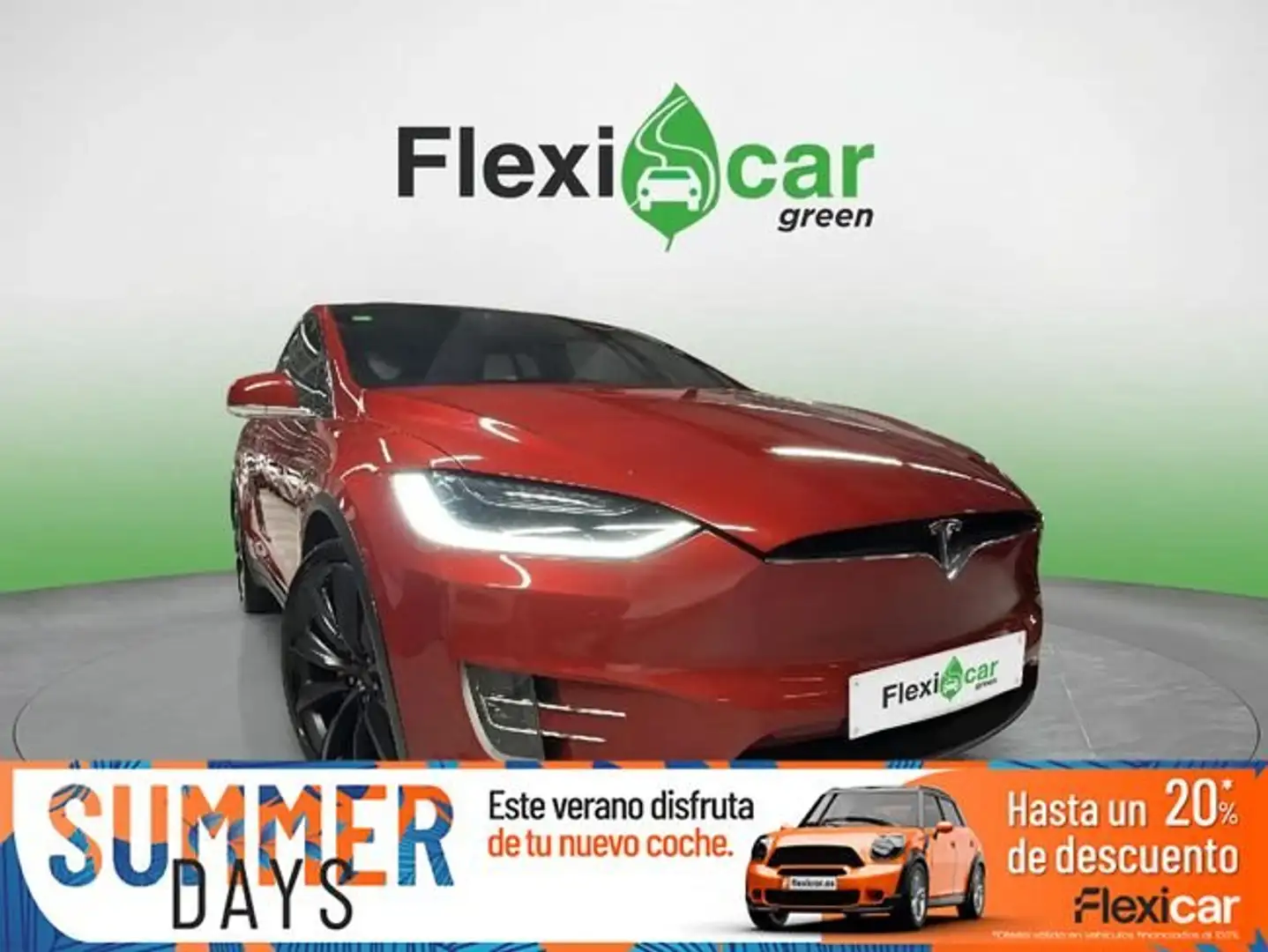 Tesla Model X 100D AWD Rouge - 1